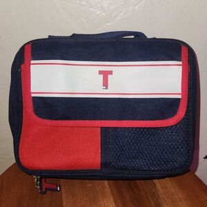 Tommy Hilfiger Red and Blue Lunch Tote
